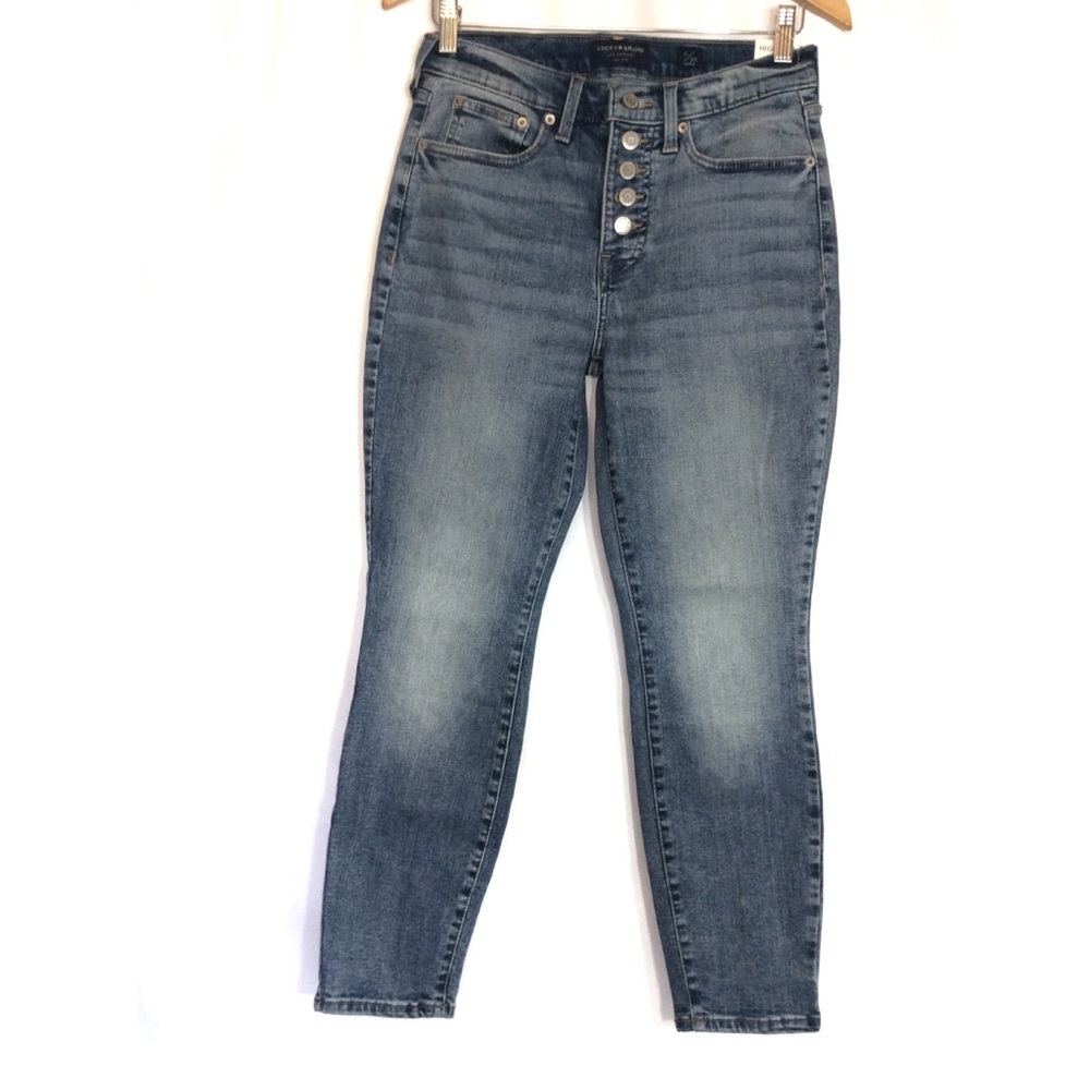 Lucky Brand Bridgette High Rise Skinny Jeans Sz 2